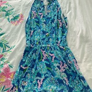 Lilly Pulitzer Blue and Pink Jumpsuit